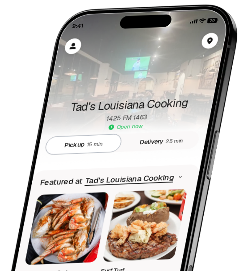 Tad's Louisiana Cooking app preview