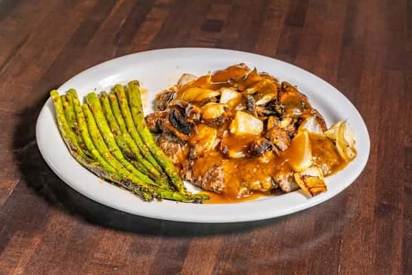 Hamburger Steak.